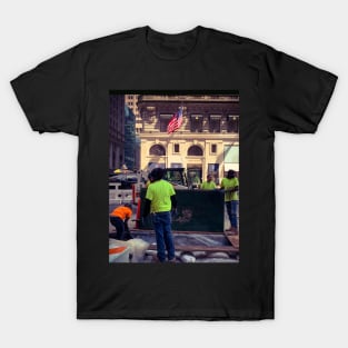 Men At Work Midtown Manhattan NYC T-Shirt